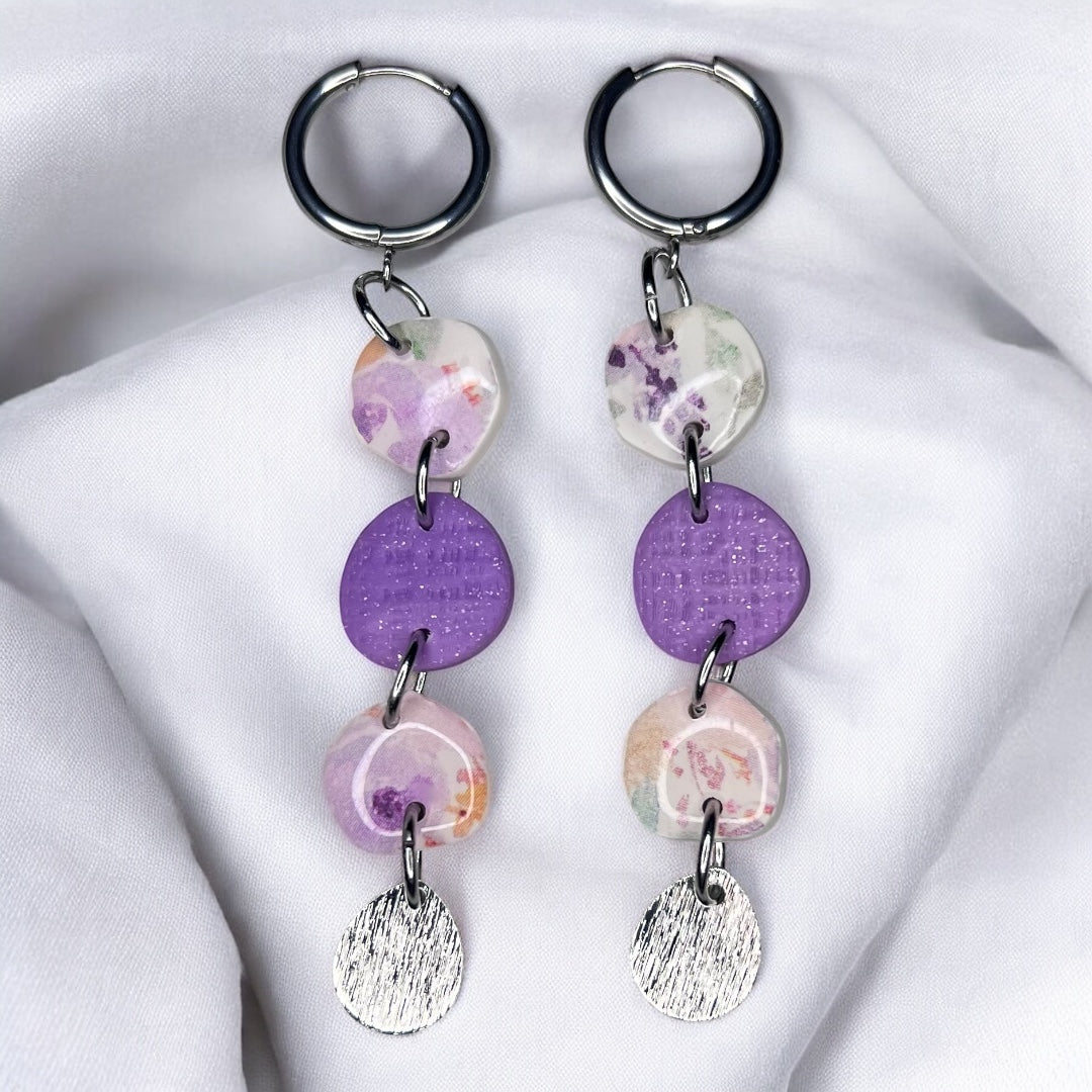 Elongated Spring Bloom Earrings