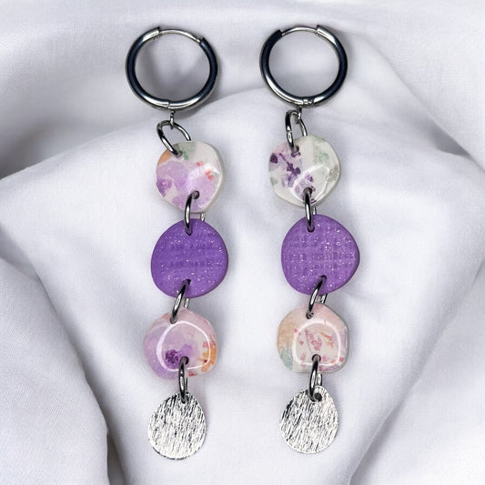 Elongated Spring Bloom Earrings