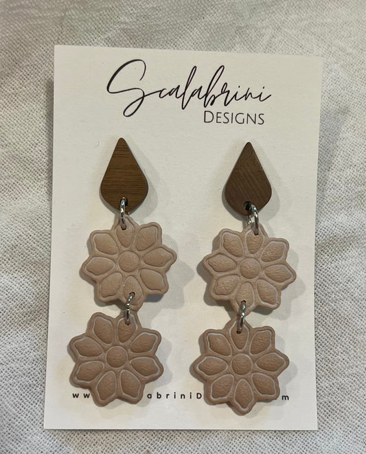 Twin Petal Dangles