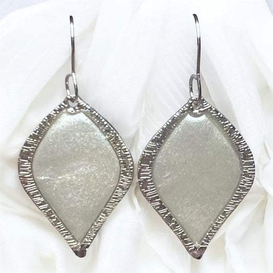 Marquise Mother of Pearl Earrings