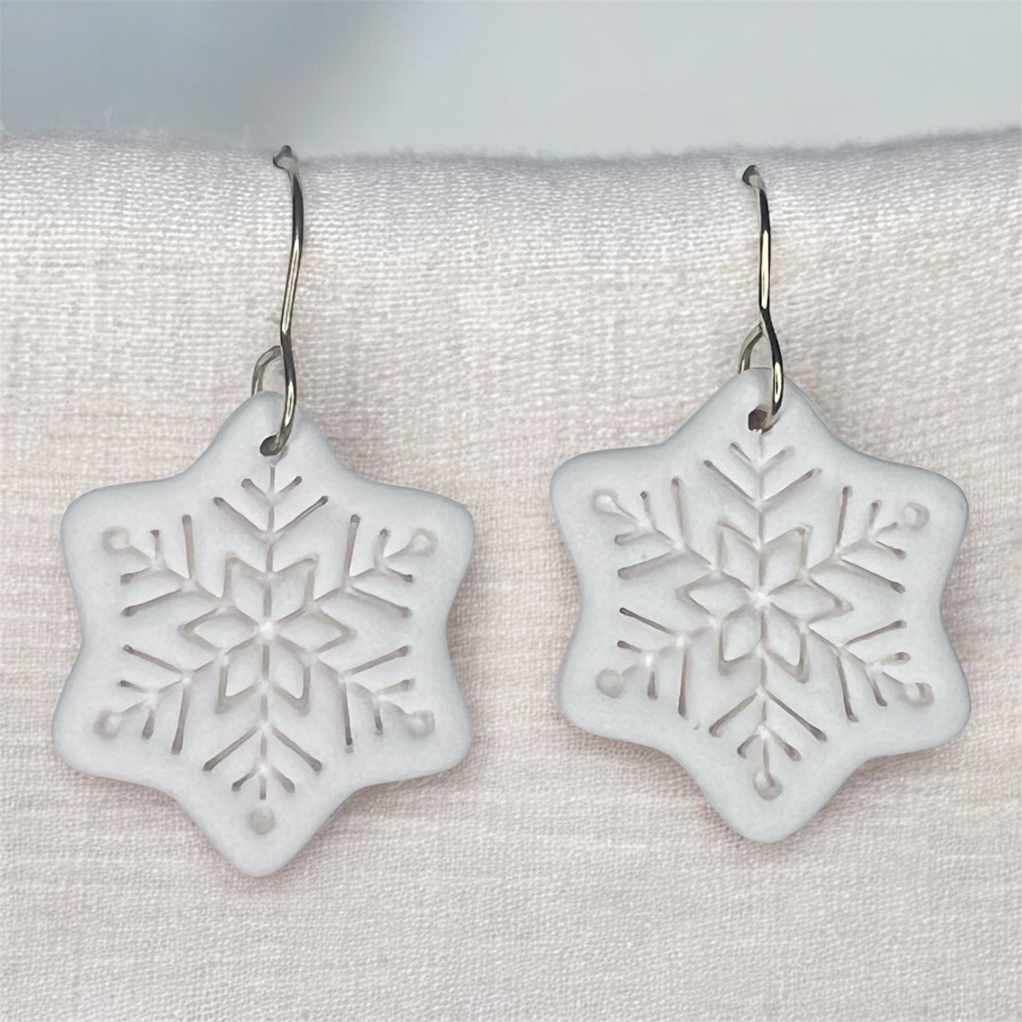 Simple Snowflake Earrings