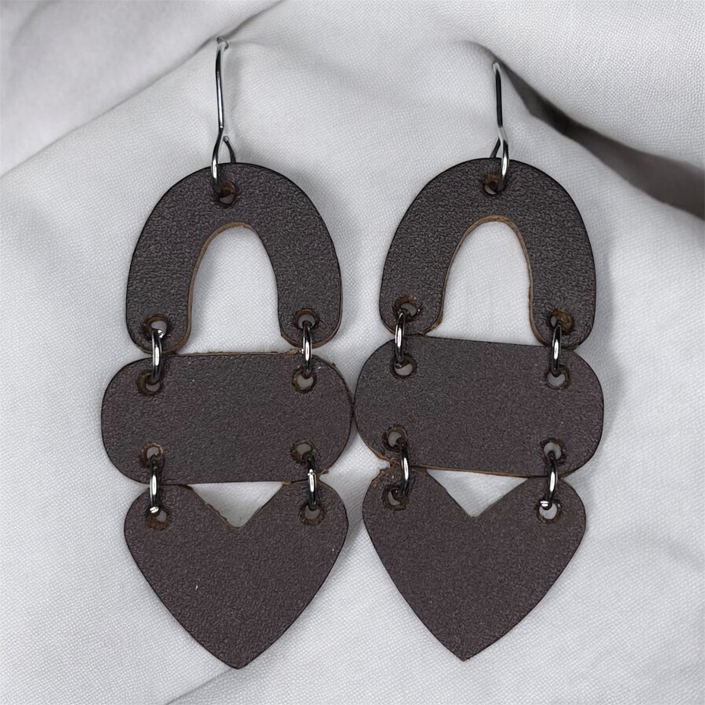 Heart Link Earrings