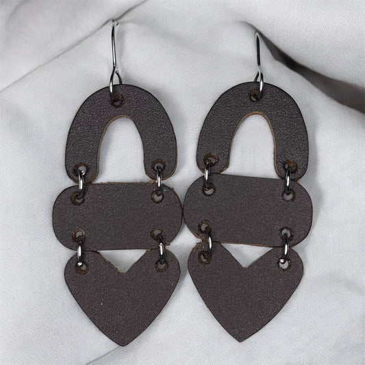 Heart Link Earrings