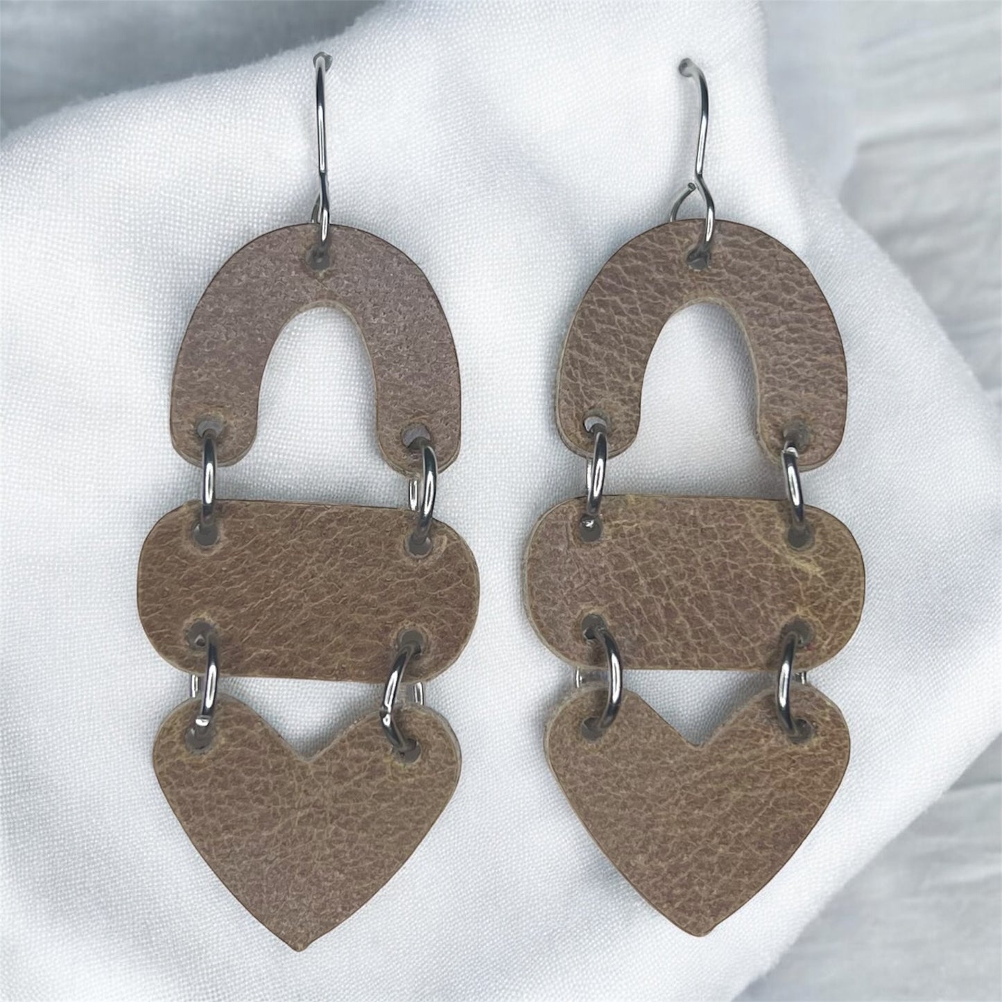 Heart Link Earrings