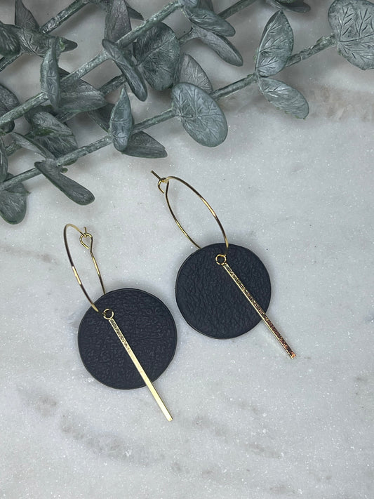 Linear Luxe Hoops